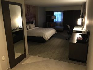 The room was very modern looking, very pleasant to stay in, and also very functional in its own right!