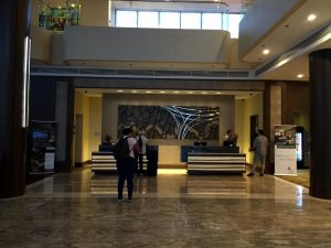 This is standard for a proper Marriott hotel and the entrance of the property meets expectations.