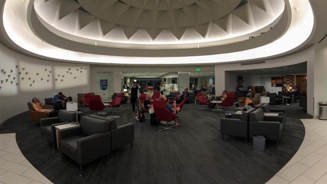 This is a very inviting space for an Admirals Club!