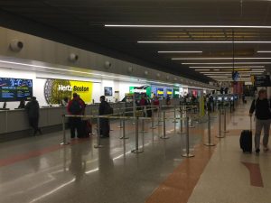 So many car rental companies to choose from at Boston Logan International!