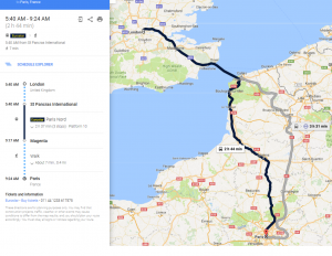 Take the Tube to St. Pancras Intl. Station and you can get to Paris in a few hours!