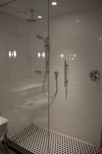 The raining shower head is my favorite!