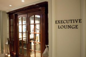 Even the doors to the lounge are nice!