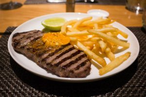 The Minute Steak with Chips