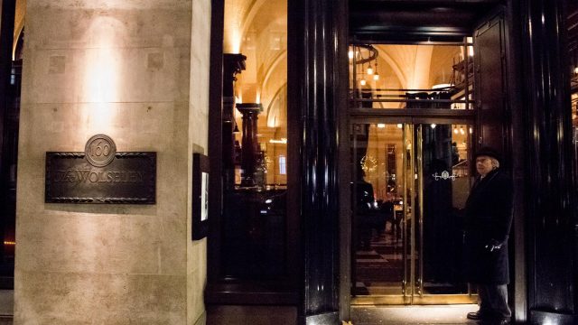 They have a doorman!