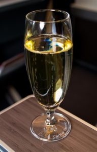 Champagne in glass!