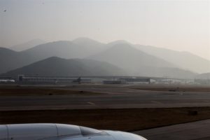 The CX PE view from the window seat on the A350-900