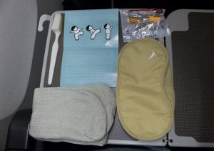 The Cathay Pacific Premium Economy Amenity Kit