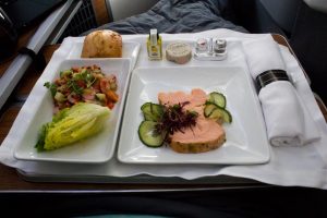 The Lemon Pepper Salmon.